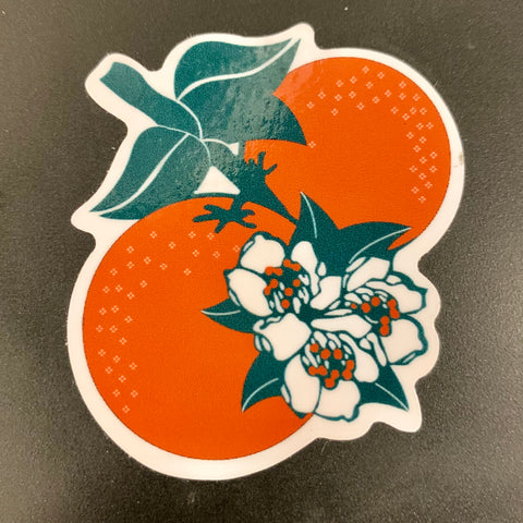 Florida Orange Sticker