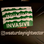 INVASIVE Retro Bumper Sticker